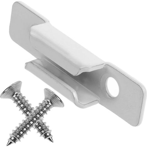 Accessoire de verrouillage pour fenêtre coulissante, gâche de sécurité robuste, remplacement facile, loquet pour fenêtre en baie. (1/5)