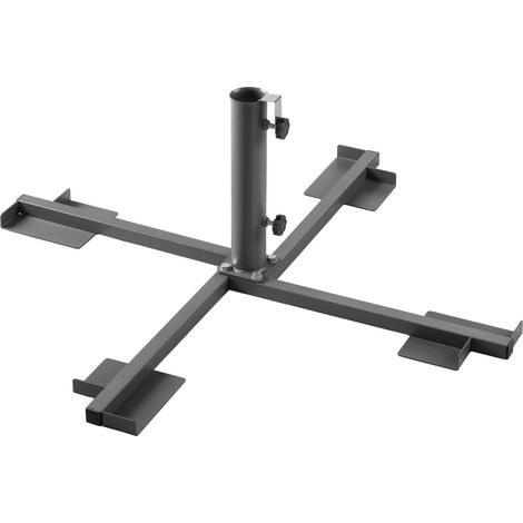 Schneider Plattenständer Plus 38 - 50 mm Ø Sonnenschirmständer 16,4 kg Ständer (1/4)