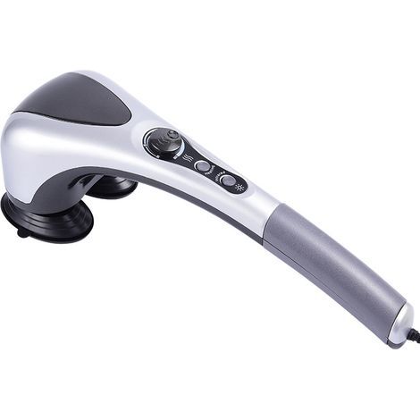 Elektrischer Massagestab mit doppelköpfigem Hammer, der ein manuelles Massagegerät simuliert und über eine progressive Geschwindigkeitsregulierung sowie hochfrequente Vibrationen verfügt. (1/5)
