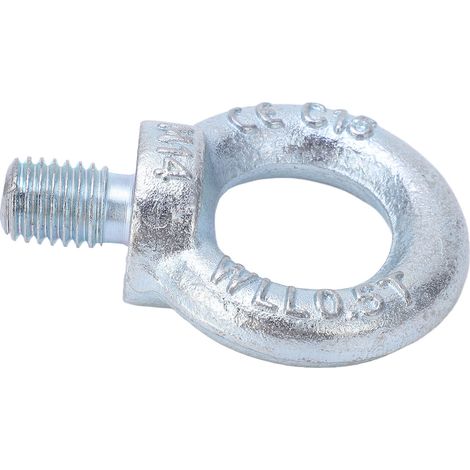 5 Pièces Boulons à Œillet Filetés M14 en Acier Q235, Électrozingage Blanc pour Levage Industriel (1/5)