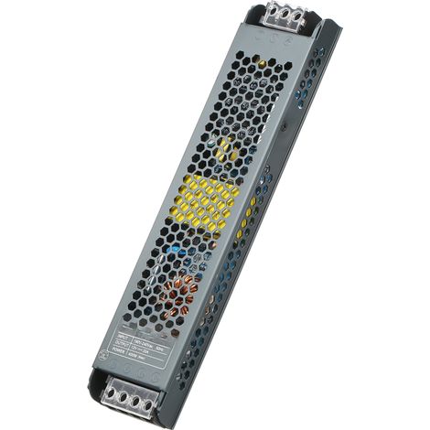 Adaptador de corriente ultrafino para tiras de LED, transformador de CA 190V-240V a CC 12V 33A 400W, convertidor de potencia conmutada para uso en interiores.