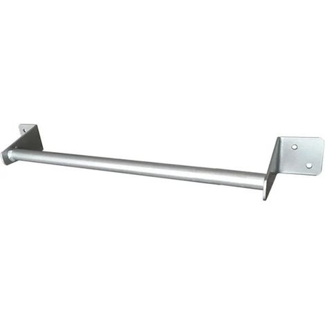 Barra di aggancio fissa grigia 50 cm acciaio zincato