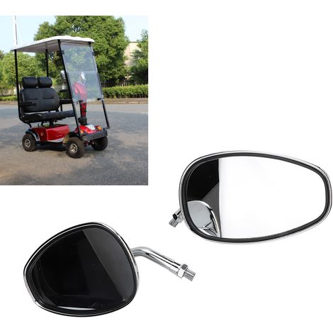 1 Paire Rétroviseurs pour Scooter Électrique, Miroirs de Sécurité Rétro Réglables (1/5)