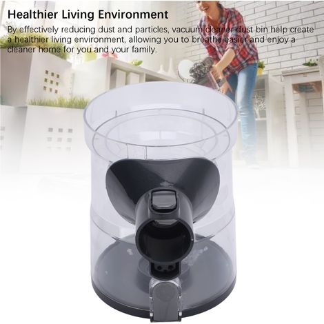Ortviai Bac à poussière de rechange pour aspirateur portable Ultenic P12/P13 – en ABS, 325 g (1/4)
