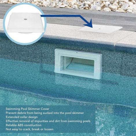 Couverture de skimmer pour piscine ABS modèle 1091LX avec connexion stable et joint étanche (1/5)