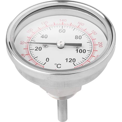 Thermomètre bimétallique analogique 62mm pour four, gril et BBQ - Double échelle jusqu'à 120℃ (1/5)