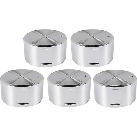 5 Pcs Métal Cuisinière à gaz Boutons 6mm Cuisinière Contrôle Gamme Four Knob Brûleur Bouton Bouton Cuisinière à gaz Interrupteur Accessoires de remplacement (1/5)