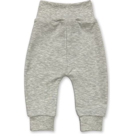 Pants 68, druckfreie Babyshorts vom Hersteller, grau meliert (1/5)