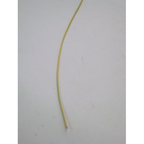 Gaine thermoretractable souple vert-jaune diam 1,6mm / 0.8mm paroi fine KLAUKE PLF11654