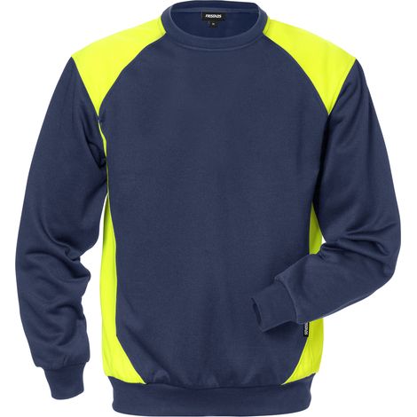 Fristads 131763-556-XS Sweatshirt 7148 SHV Dynamic Kontrastfarben an den Schulte