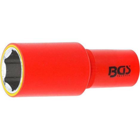 Douille pour Clé VDE 1/2 24 mm - Six Pans, Isolation VDE - Sécurité et Précision, Acier, Pro, 1000 V - D-Work (1/5)