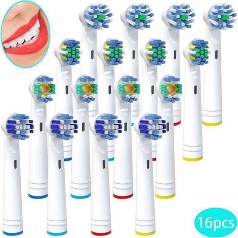 16X Têtes de brosse de rechange - Compatible avec plusieurs modèles - Fabriqué en Chine (1/4)