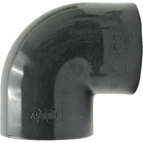 Raccordo ad angolo a gomito in PVC-U a 90 gradi DN 150 16 bar fi 160 mm linea di irrigazione a goccia (1/2)