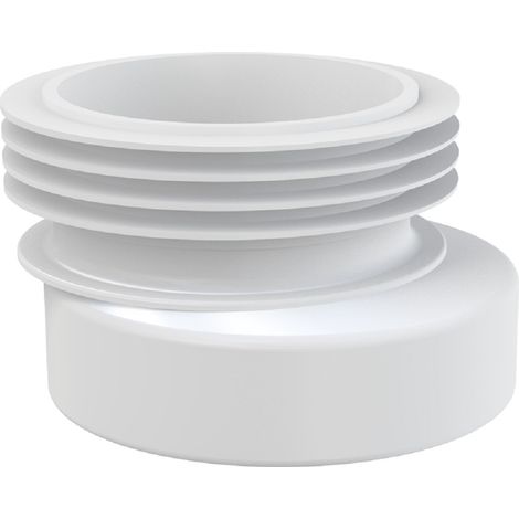 Alcadrain A990 Manchon de raccordement pour WC excentré DN110 blanc (1/2)