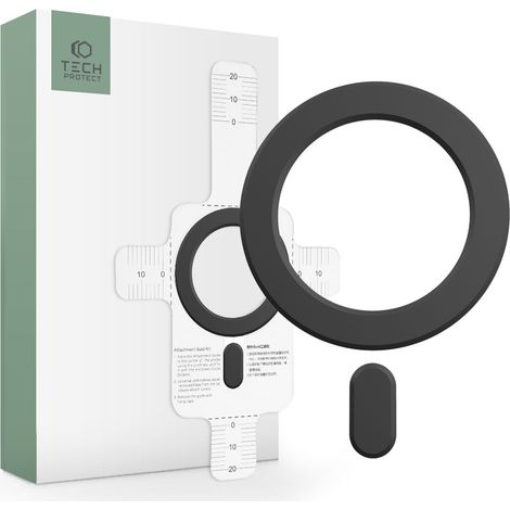 Anello magnetico universale Tech-protect Magmat Magsafe nero (1/5)