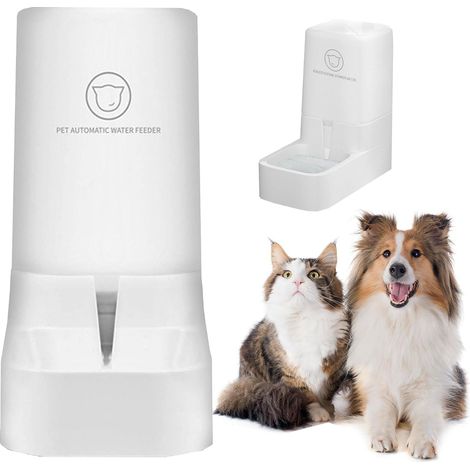 Automatic Cat Puppy Water Feeder, Smart Pet Water Feeder for Small Animals, Covers 45m2, Easy to Clean (1/5)