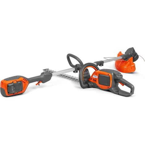 Husqvarna – Ensemble débroussailleuse sans fil 215iL – Taille-haie télescopique 215iHD45 – Alimentation batterie – Longueur de lame 45cm – Moteur Brushless (1/3)