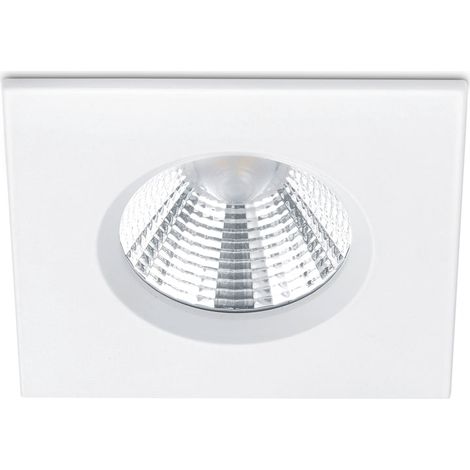 Illuminazione da Incasso da Interno a LED in Metallo Bianco Opaco (1/2)