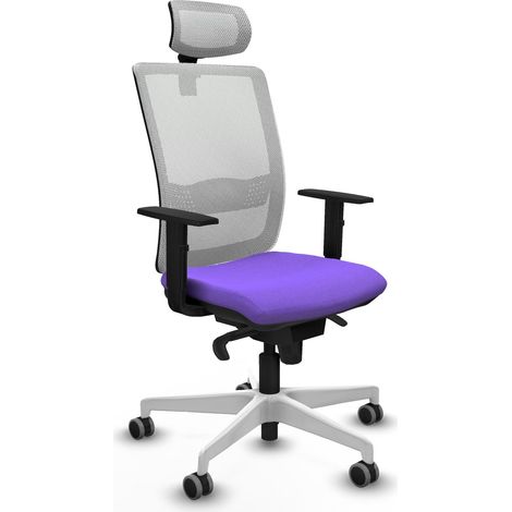 Sedia da ufficio piqueras y crespo Haches bianco ergonomica (1/2)