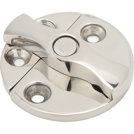 Verrou de Porte Bateau Rond 45mm Rotation 180° Inox 316 Universel pour Bateaux et Yachts (1/5)