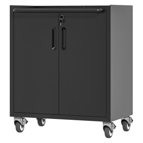Heavy-Duty Metal Garage Storage Cabinet with Wheels – Standregal aus Stahl, 75 × 42 × 88 cm, mit Rollen & Schloss – universal für Garage, Büro, Keller, Werkstatt (Montage erforderlich)
On-Site