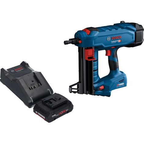 Bosch GNB 18V-38 Professional Chiodatrice a batteria per calcestruzzo 18 V 13 - 38 mm BITURBO Brushless + 1x batteria ProCORE 4,0 Ah + caricabatteria