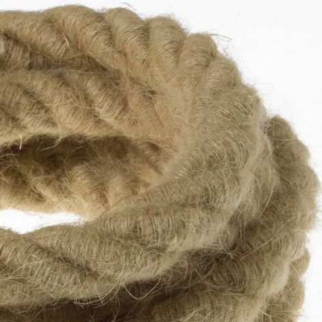 Creative-Cables Cordon 2XL Ø24 mm 3x0,75 mm² (20 m, Beige) (1/3)