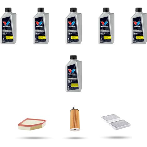 Kit tagliando 3 FILTRI e 6L OLIO compatibile con Bmw serie 5 (G30,G31,F90) 530i 180kw dal 2022 (1/4)