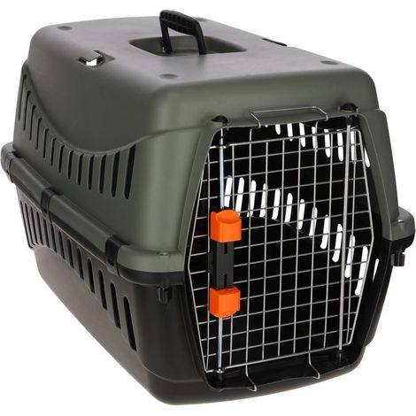 Caja de transporte - KERBL - Eco - Gris/verde - 58 × 38 × 38 cm