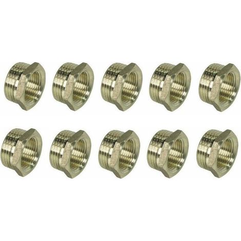 RÉDUCTEUR EN LAITON 1/2"X 3/8" (1/2)