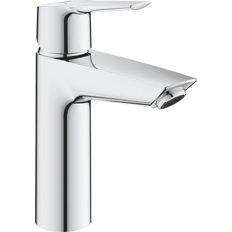 Grohe Quickfix-Waschtischmischer mit Push-Open-Ablaufgarnitur, Größe M, Chrom (MM204020004002)
