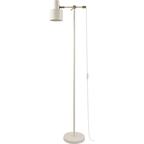 Lampada da terra articolata in metallo bianco Serantes (1/2)