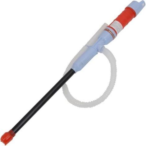 1Pcs Pompe à Eau portative à Piles, Pompe Diesel, Pompe de Transfert électrique, Pompe à Siphon de Carburant, Pompe à Huile, Pompe à Essence, Pompe d'aspiration d'eau (Rouge)