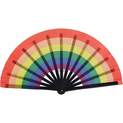 Colorful Folding Fan Portable Elegant Dancing Party Cloth Hand Fan Gift Decoration (1/5)