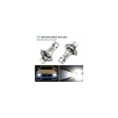 2x H4 LED 100W 20SMD Lámpara antiniebla LED superbrillante blanca 6000K (1/2)