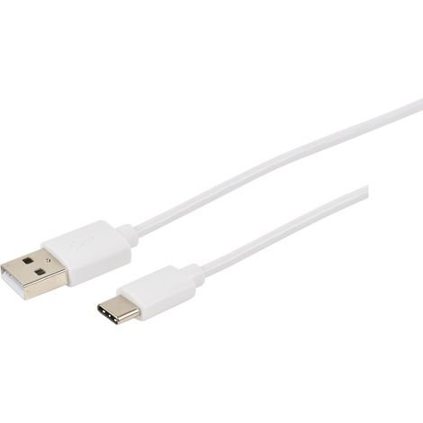 Erard - usb typ c m / usb m - 3a - 1m - weiß - 722442 - 3700117224425