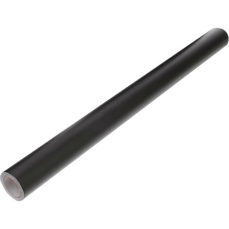 Papier peint adhésif tableau noir en rouleau à poser soi-même - 200 x 45 x 02 cm - Noir (1/3)
