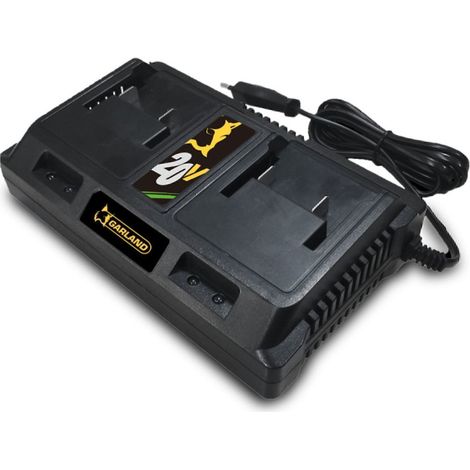 Chargeur rapide double batterie 20V - Gamme Keeper Garland - Coloris - Noir