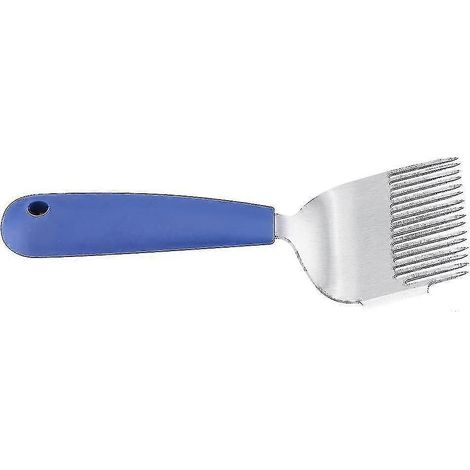 Fourche désintégrante pour abeilles, aiguilles droites, manche en plastique et acier inoxydable, râteau à miel, matériel apicole.