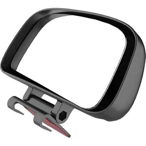 Espejo retrovisor universal para ángulo muerto, ajustable, convexo, para todo tipo de vehículos, retrovisor para autoescuela, negro - 2 piezas (1/4)