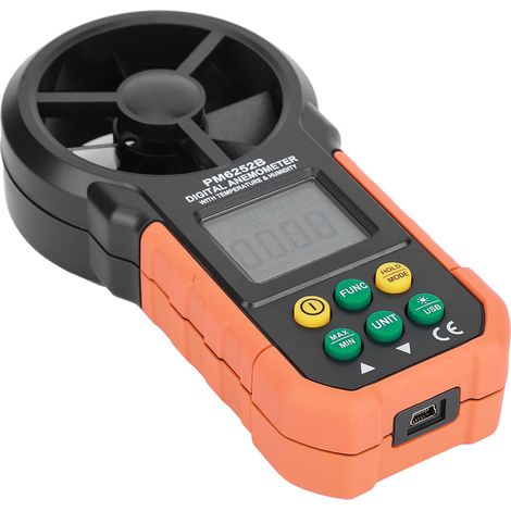 Anémomètre numérique portatif haute précision PEAKMETER PM6252B (1/5)