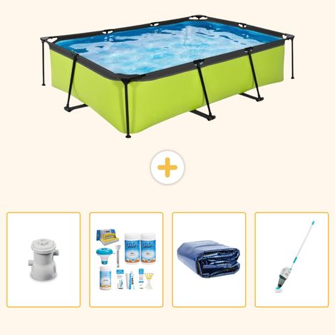 Exit-toys Piscine Exit Rectangulaire - 300x200x65 cm - 5-pièces S310 (1/5)