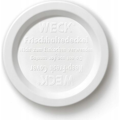 Weck Keep Fresh Tapas Blancas 80 mm Pack de 5 (1/3)
