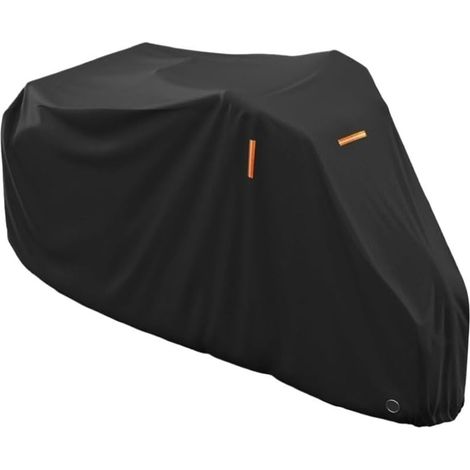 Housse de tricycle pour adulte toutes saisons - Matériau résistant aux UV - Avec sac de rangement pour vélo couché - 190 x 76 x 111 cm (600D) (1/5)