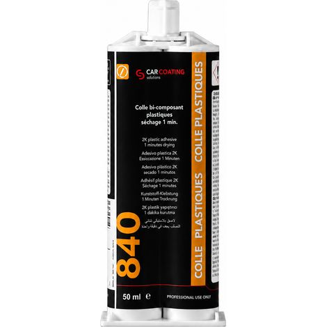 Colle Bi-composant D-840 pour Plastiques - Séchage 1 min (1/3)