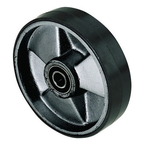 Buje de poliuretano del volante L.43mm, rueda A.50mm, P.200mm, llanta de plástico
