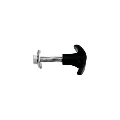 Dado ad alette 5/16'' x 39 in acciaio zincato con testa curva