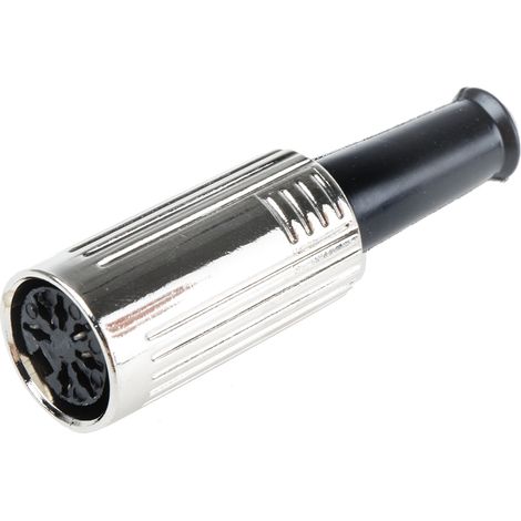 Connecteur DIN RS PRO, 7 contacts, Femelle, Montage sur câble, A souder ( Prix pour Paquet de 5 ) (1/2)