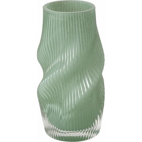 Vase aus Glas geknittert VERESE, 30 cm