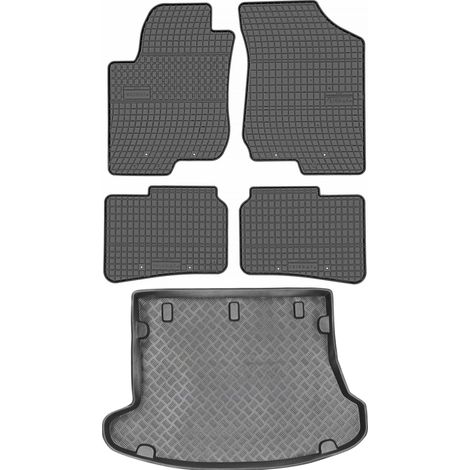 Hyundai i30 I Kombi (2007–2012) – SET: Gummifußmatten + Kofferraummatte